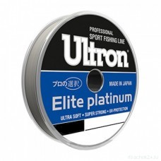 Леска ULTRON Elite Platinum 0,25 мм 7.0 кг 100 м серебряная